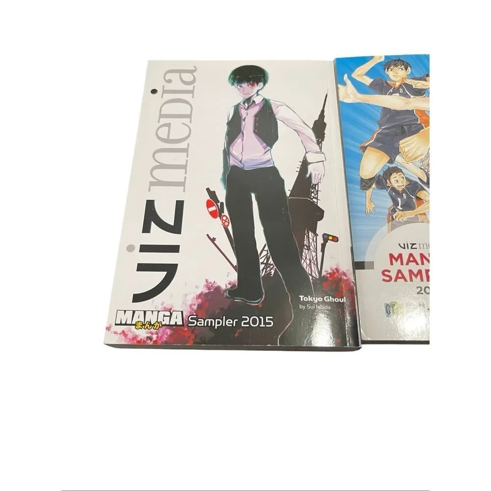 VIZ Media Manga Sampler 2015 2016 2017 Paperback Book Set of 3